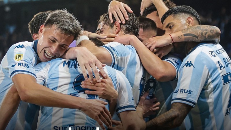 Racing sigue en alza, venció a Huracán con un alternativo y se acerca a la zona de playoffs